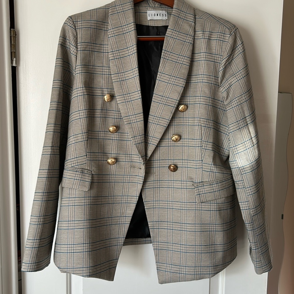 Lioness Don Coat Jacket Plaid Check